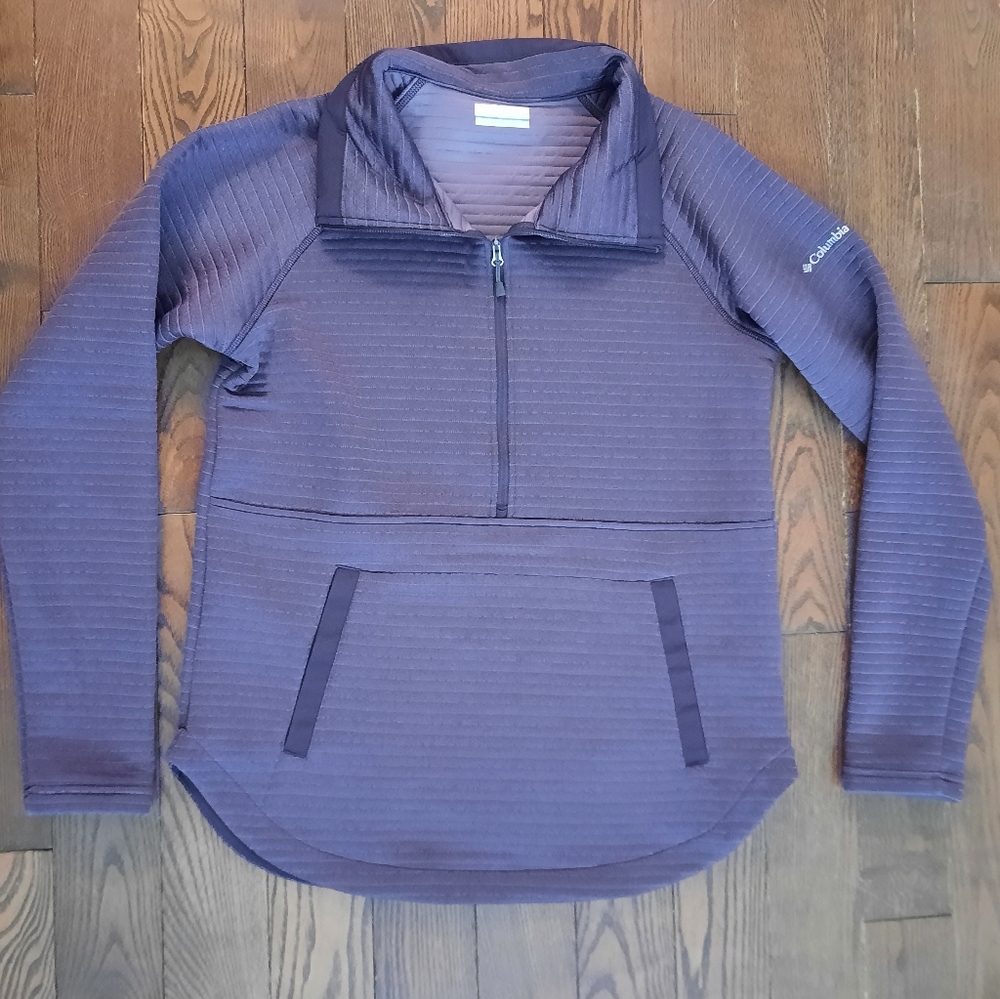 NWOT 💜 Columbia Pullover, Half-Zip Sweater, Size Small, Purple